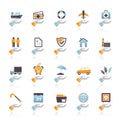 Business and insurance icons