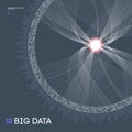 Business inteligence technology background. Binary code algorithms deep learning. Virtual reality analysis. Data science Royalty Free Stock Photo