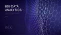 Big Data. Business inteligence technology background. Binary code algorithms deep learning virtual reality analysis Royalty Free Stock Photo