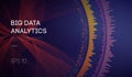 Big Data. Business inteligence technology background. Binary code algorithms deep learning virtual reality analysis Royalty Free Stock Photo