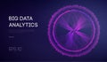 Big Data. Business inteligence technology background. Binary code algorithms deep learning virtual reality analysis Royalty Free Stock Photo