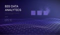Big Data. Business inteligence technology background. Binary code algorithms deep learning virtual reality analysis Royalty Free Stock Photo