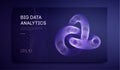 Big Data. Business inteligence technology background. Binary code algorithms deep learning virtual reality analysis Royalty Free Stock Photo