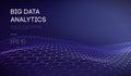 Big Data. Business inteligence technology background. Binary code algorithms deep learning virtual reality analysis Royalty Free Stock Photo