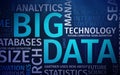 Business inteligence technology background. Binary code algorithms deep learning. Virtual reality analysis. Data science Royalty Free Stock Photo