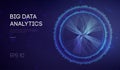 Big Data. Business inteligence technology background. Binary code algorithms deep learning virtual reality analysis Royalty Free Stock Photo