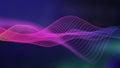 Business inteligence technology background. Binary code algorithms deep learning. Virtual reality analysis.