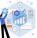 Business intelligence. Analysis helps in understanding market trends and customer behavior