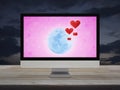 Business internet dating online, Valentines day concept