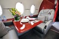 Business jet interior