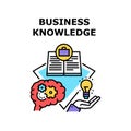 Business Knowledge Process Vector Concept Color