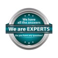 Business label - We are experts