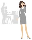 Business lady Royalty Free Stock Photo