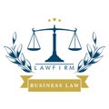 Business law design Royalty Free Stock Photo