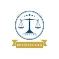 Business law design Royalty Free Stock Photo