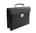 Business leather briefcase Royalty Free Stock Photo