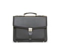 Business leather briefcase isolated Royalty Free Stock Photo