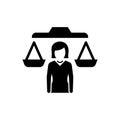 Business Legal Judgment Icon