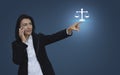 Business legal service online concept Royalty Free Stock Photo