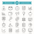 25 Business Line Icons