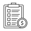 Business   Line Style vector icon which can easily modify or edit Royalty Free Stock Photo