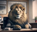 Business lion professional leader predator boss