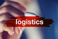 Business logistics concept Royalty Free Stock Photo