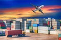 Business Logistics concept, Logistics and transportation