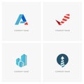 Business logo set