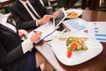 Business lunch Royalty Free Stock Photo