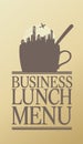 Business Lunch menu.