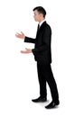 Business man angry discussion Royalty Free Stock Photo