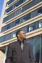 Business Man Contemplating Future Royalty Free Stock Photo