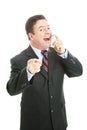 Business Man - Fresh Breath for You Royalty Free Stock Photo