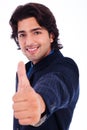 Business man giving thumbs up Royalty Free Stock Photo