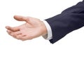 Business Man Hand Handout
