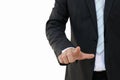 Business Man Hand Pointing Royalty Free Stock Photo