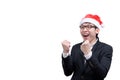 Business man has completed and success with Christmas festival t