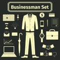 Business-man icons set