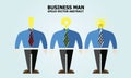 Business Man idea Royalty Free Stock Photo