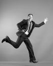 Business man jumping