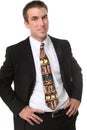 Business Man Lawyer with Legal Tie Royalty Free Stock Photo