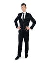 Business man looking serious Royalty Free Stock Photo