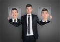 Business man mood Royalty Free Stock Photo