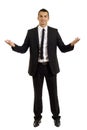 Business man with open arms Royalty Free Stock Photo