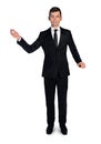 Business man point something Royalty Free Stock Photo