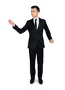 Business man point something Royalty Free Stock Photo