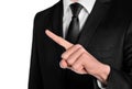 Business man point something Royalty Free Stock Photo