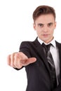 Business man, pointing forward Royalty Free Stock Photo