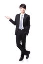 Business man presenting Royalty Free Stock Photo